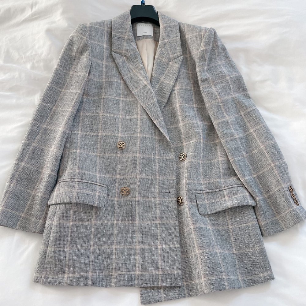 PICTURE UPDATED, 99% NEW SANDRO WOOL BLAZER, SIZE 36, S - Picture 2 of 11